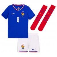 Maglie da calcio Francia Aurelien Tchouameni #8 Prima Maglia Bambino Europei 2024 Manica Corta (+ Pantaloni corti)